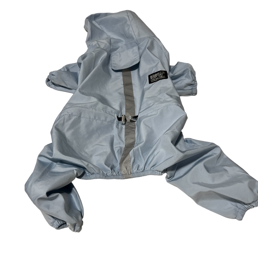 Pet blue rainsuit - Picture 2 of 6